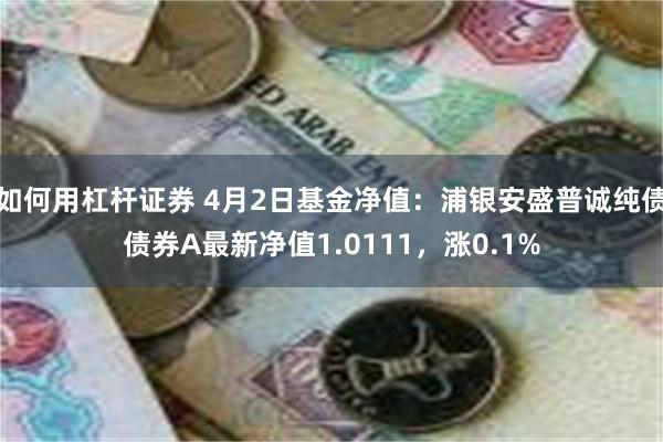 如何用杠杆证券 4月2日基金净值：浦银安盛普诚纯债债券A最新净值1.0111，涨0.1%